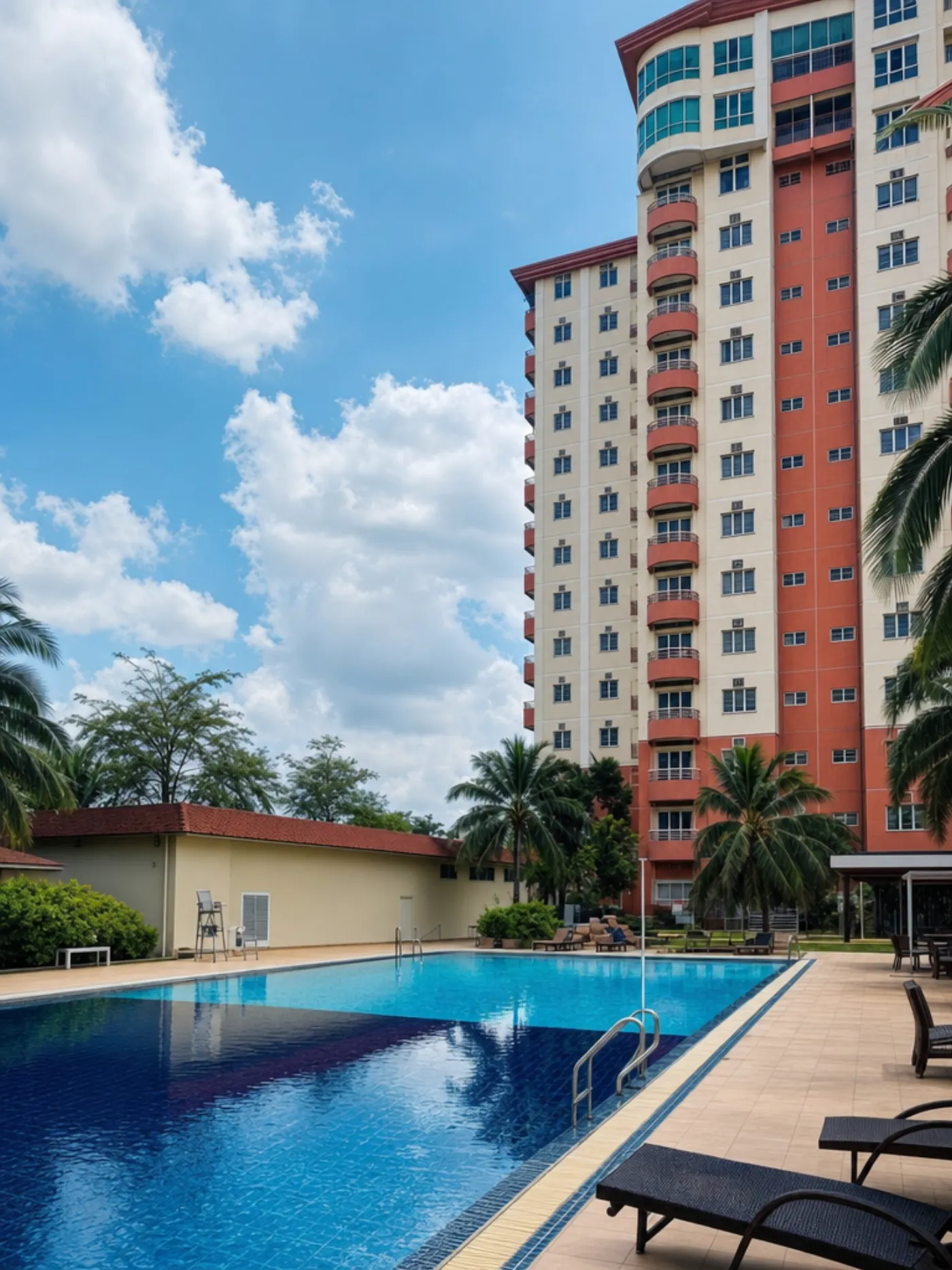 Bercham Apartment, a residential apartment scheme in Ipoh, Perak.